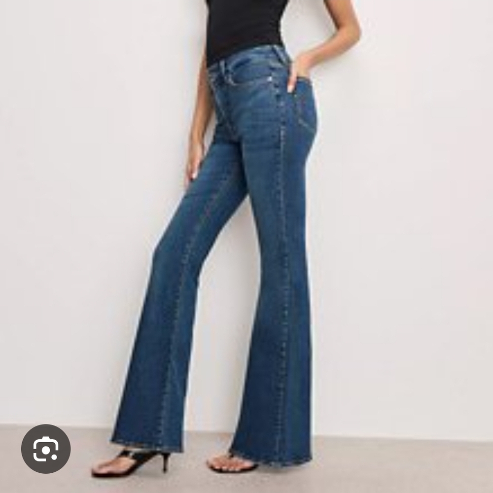 BCBG Dark Blue Flare Women's Jeans